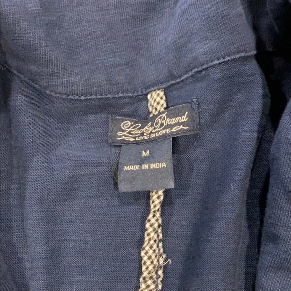 Lucky Brand Navy Casual Blazer EUC